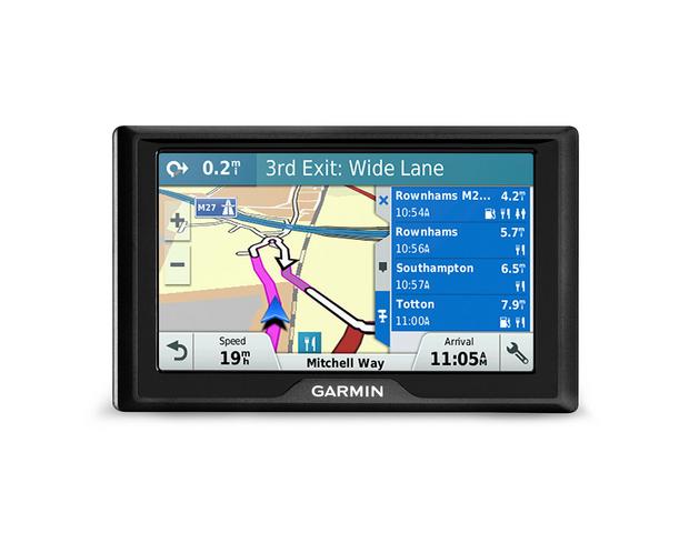 Capacitive Touch Screen Lifetime Map Updates Lane Assistant 9 Inch Navigation System DRIVE-9BT for Trucks Caravans Campers 50 Countries of Europe Cars
