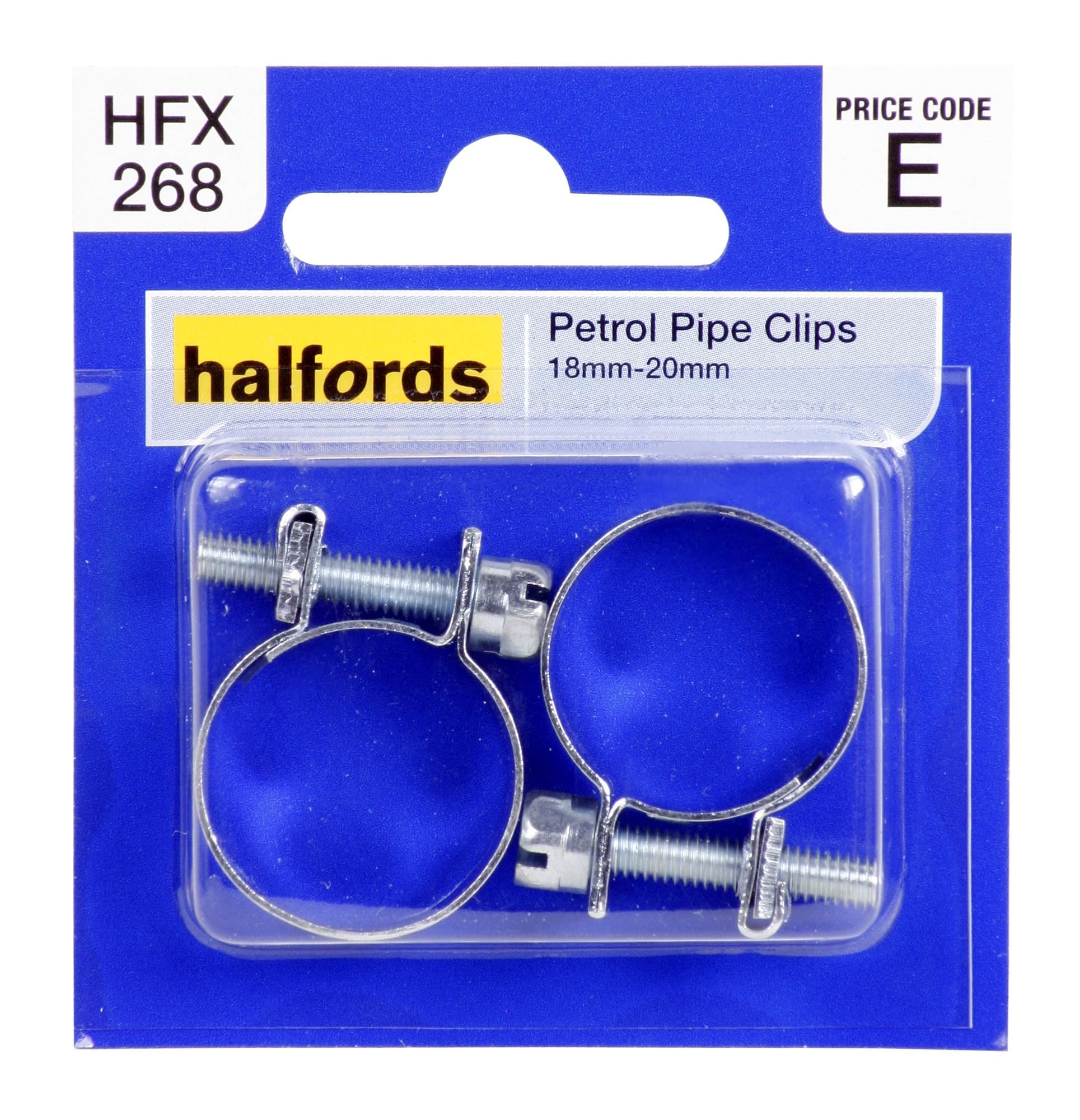 Halfords Petrol Pipe Clips HFX 268 Halfords IE