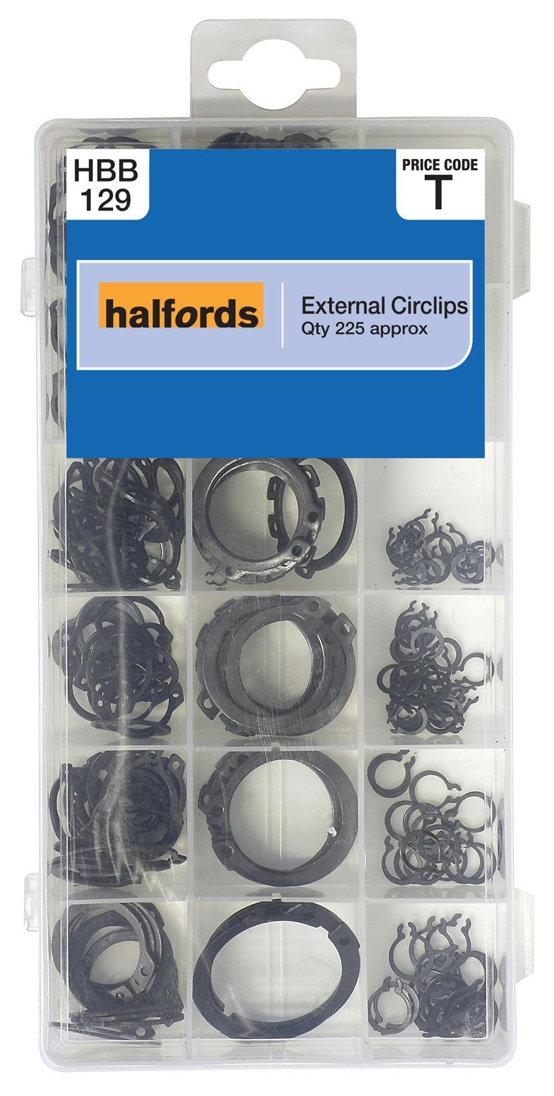 Halfords Assorted External Circlips Halfords IE