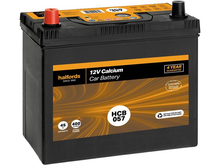 Halfords HB057/HCB057 Lead Acid 12V Car Battery 4 year Guarantee