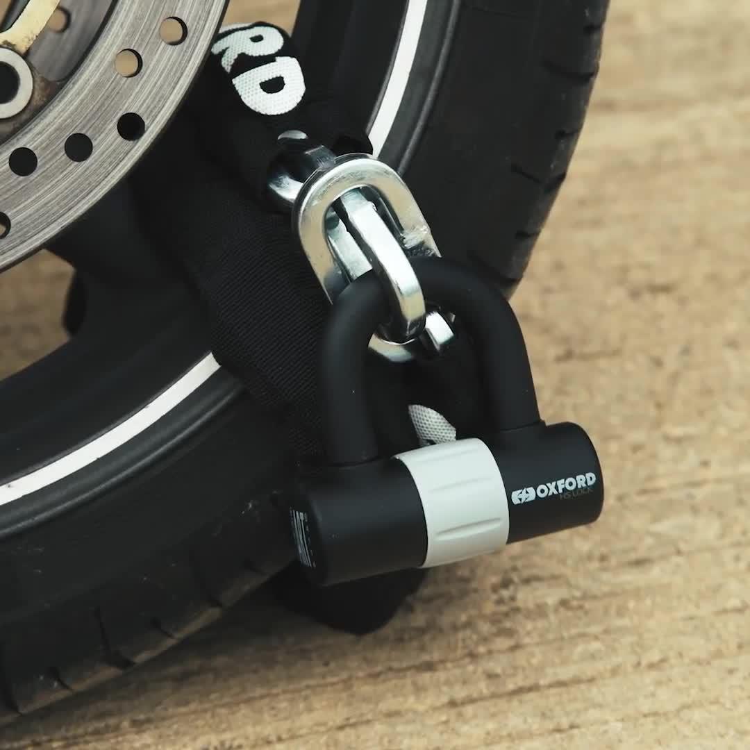 Oxford Max Chain Lock - 9.5mm Sq x 1.5m