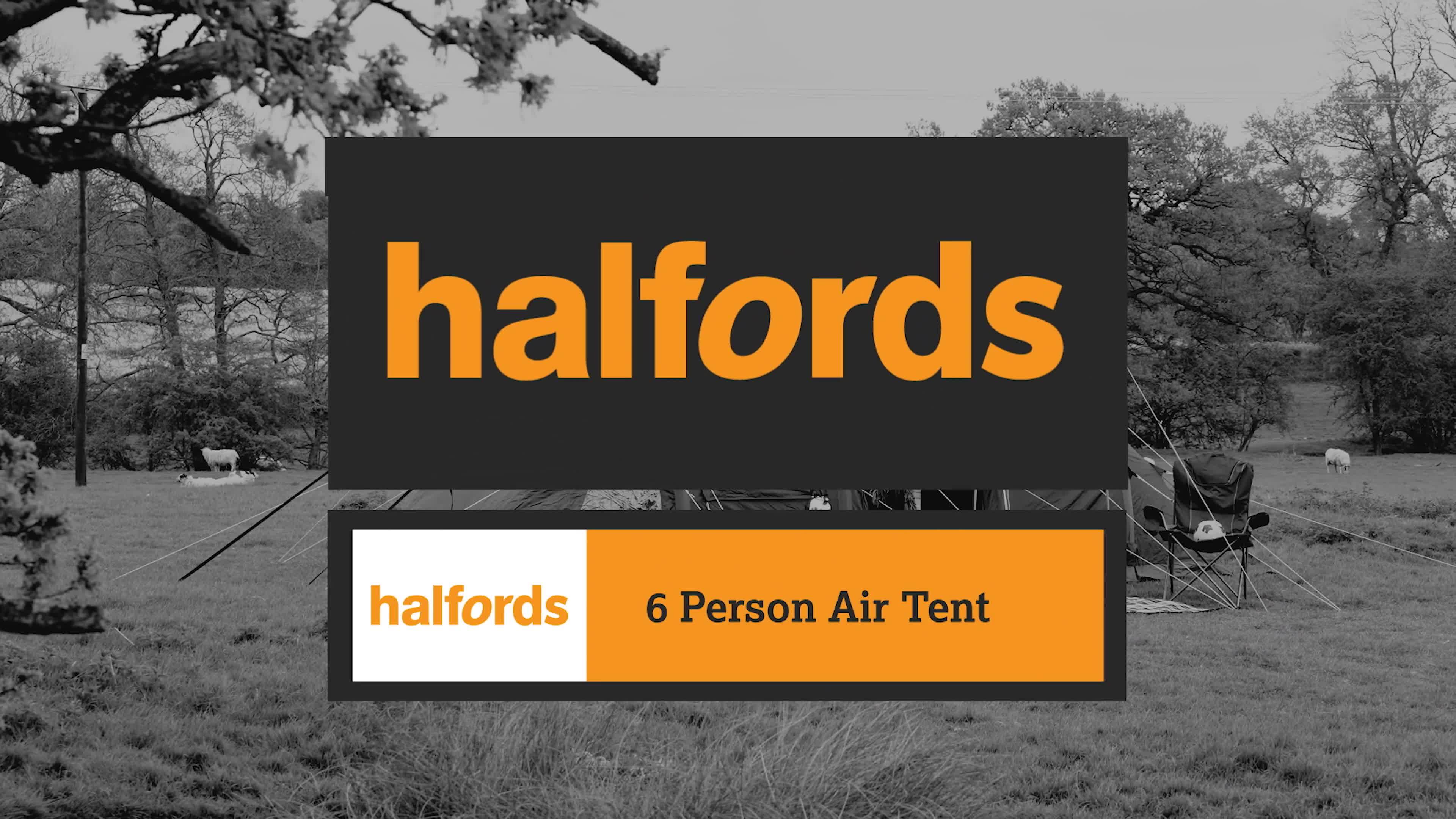 Halfords 6 Person Air Tent
