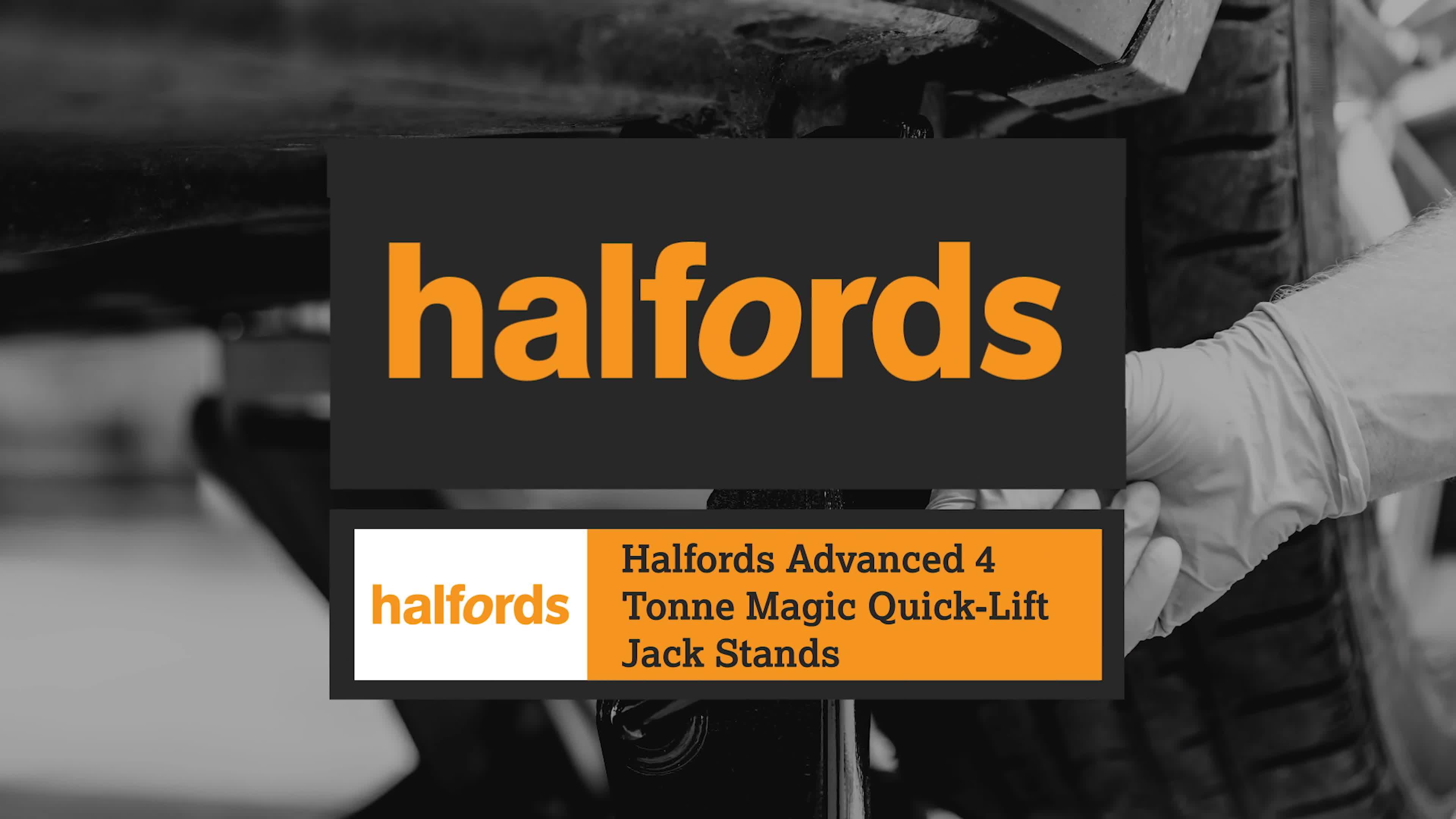 Halfords Advanced 4 Tonne Magic Quick-Lift Jack Stands