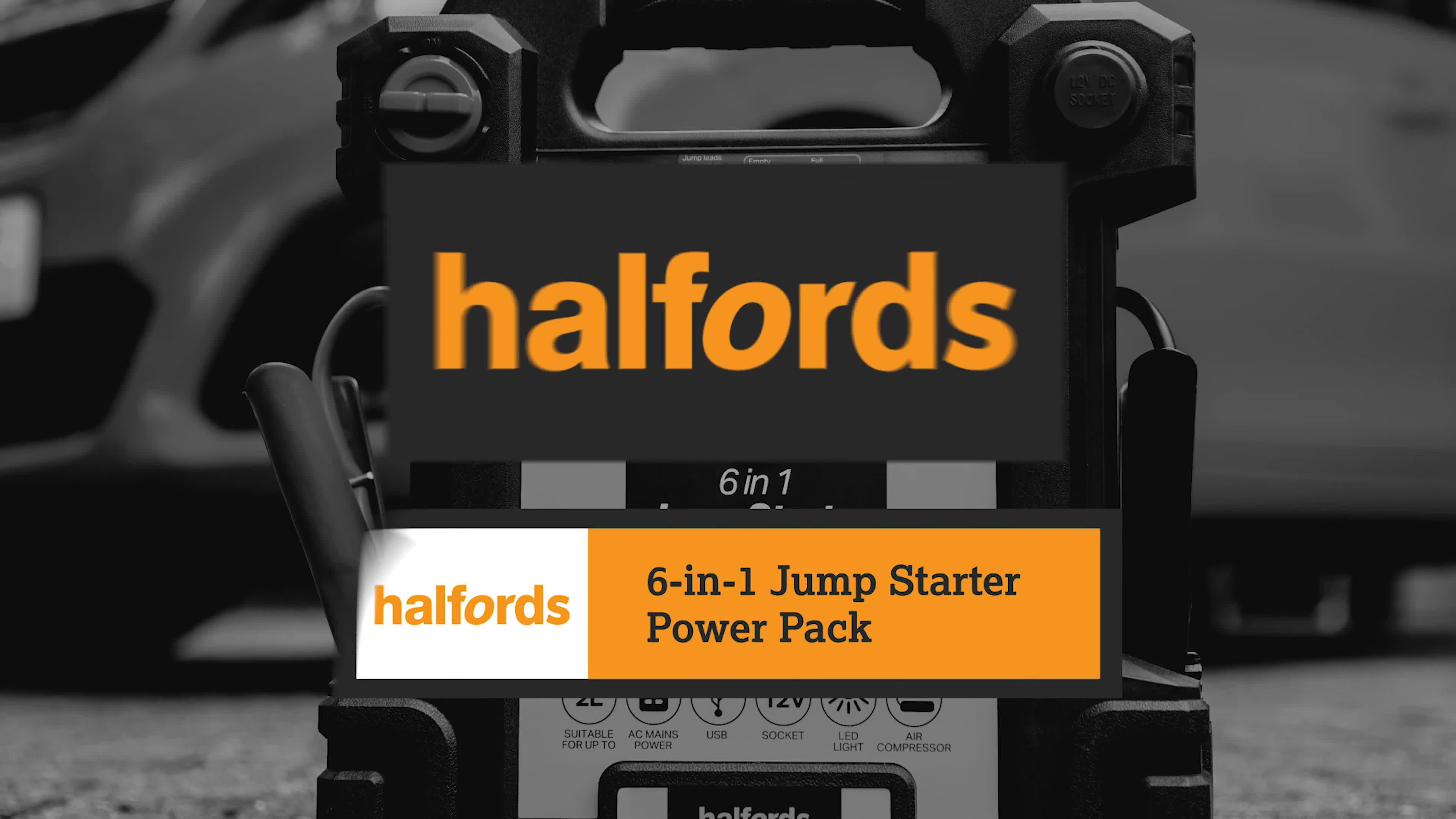 Halfords 6-in-1 Jump Starter Power Pack